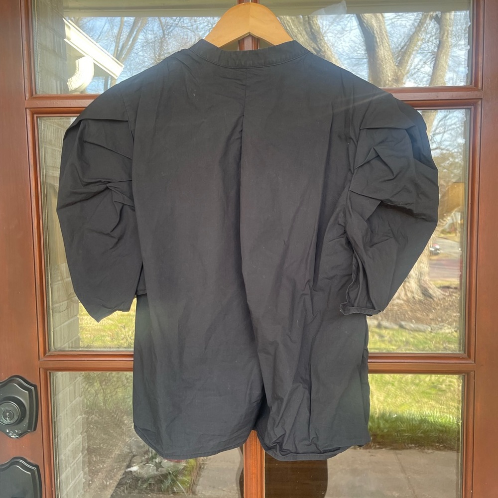 Grey Lab Black Button Down. - image 2